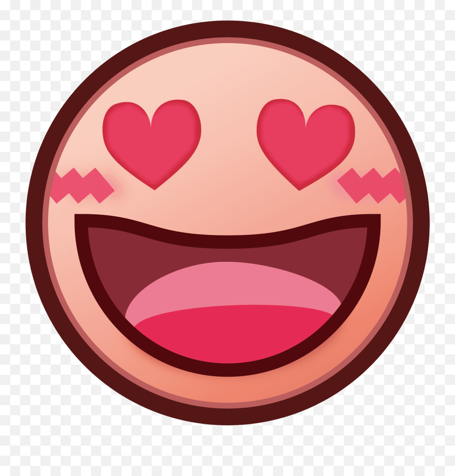 Smiling Face With Heart - Eyes Emoji Clipart Free Download Face Emoji Heart Eyes,Eyes Emoji