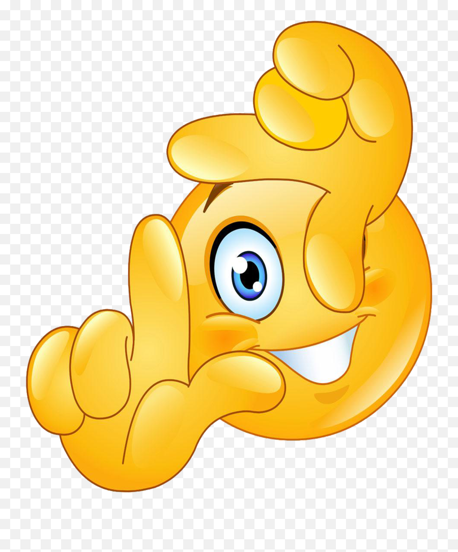 Download Emoticon Smiley Animation Hand Emoji Png File Hd - Take A Picture Emoji,Hand Emoji