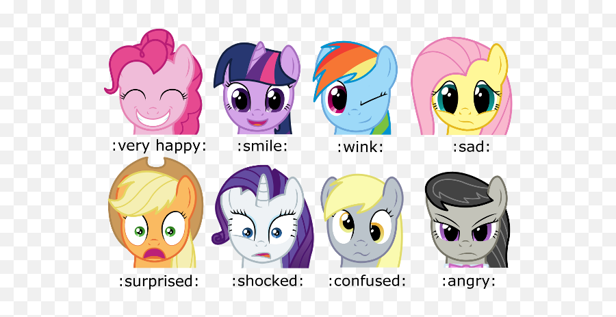 Image - 389845 My Little Pony Friendship Is Magic Know Mlp Discord Emotes Emoji,Happy Surprised Emoticon