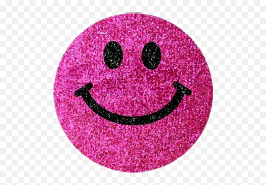 Download Glitter Brillos Rosa Pinck - Glitter Pink Happy Face Emoji,Emoticons Glitterate