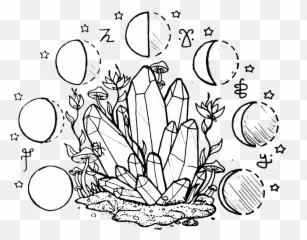 Future Clipart Crystal Ball Future - Moon And Crystals Drawing Emoji,Magic Ball Emoji