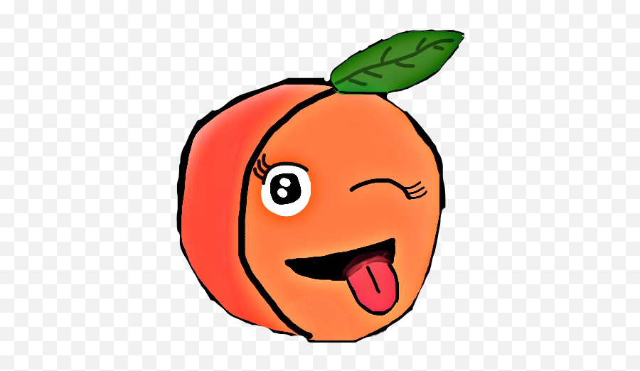 Peach Cute Interesting Artsy Tumblr - Happy Emoji,Peach Tongue Emojis Together