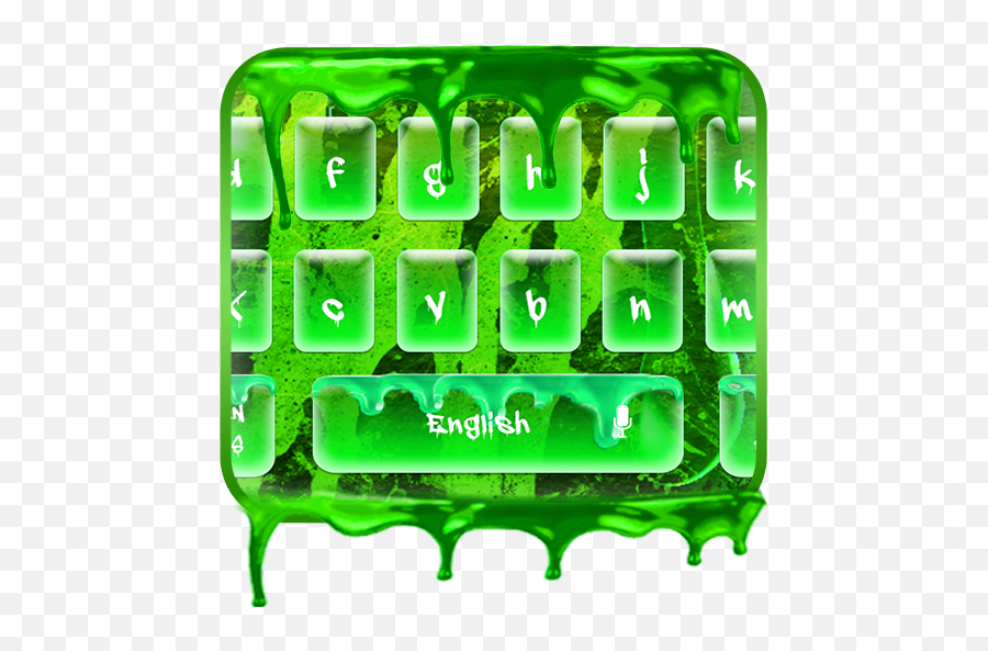 Neon Green Bubble Keyboard Theme - Solid Emoji,Keyboard Hacks For Gmail Emojis