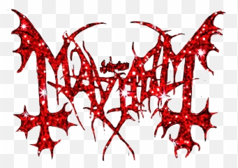 Mayhem Blackmetal Metalhead Glitter - Mayhem Sticker Emoji,Metalhead Emojis