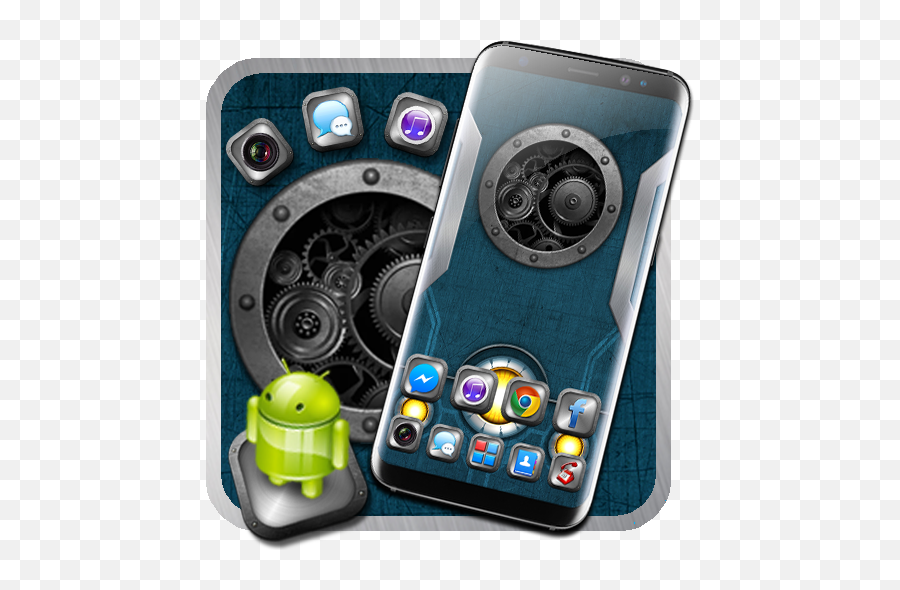 Mechanical Metal Themes Hd Wallpapers 3d Icons - Mobile Phone Case Emoji,Facebook Messenger Emoticons Shortcuts