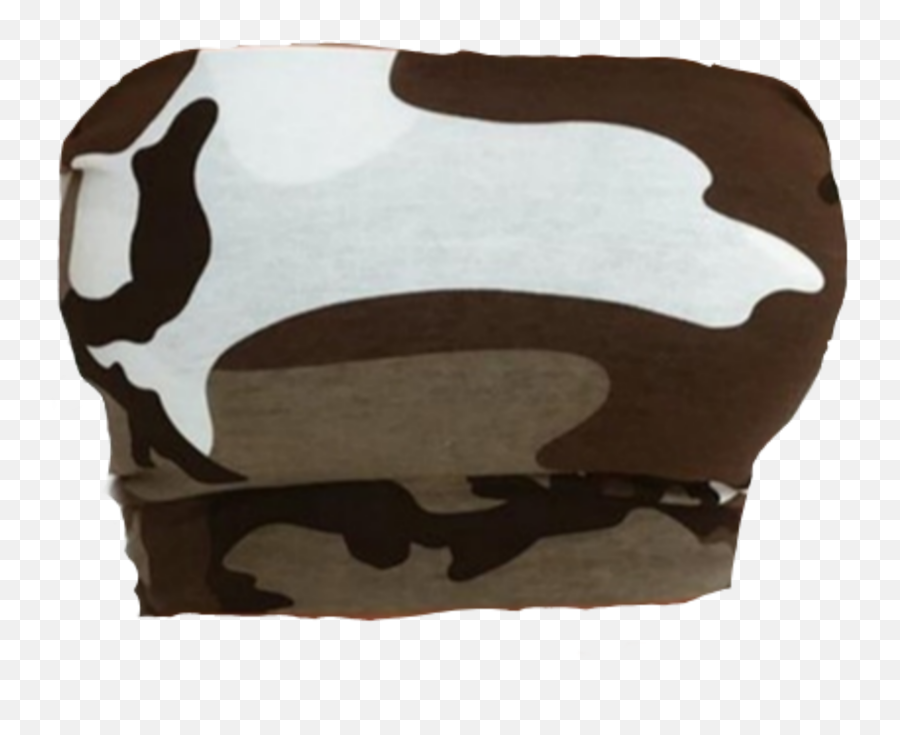 Camo Croptops Brown White Sticker By Daily Outfits - Military Camouflage Emoji,Camo Emoji