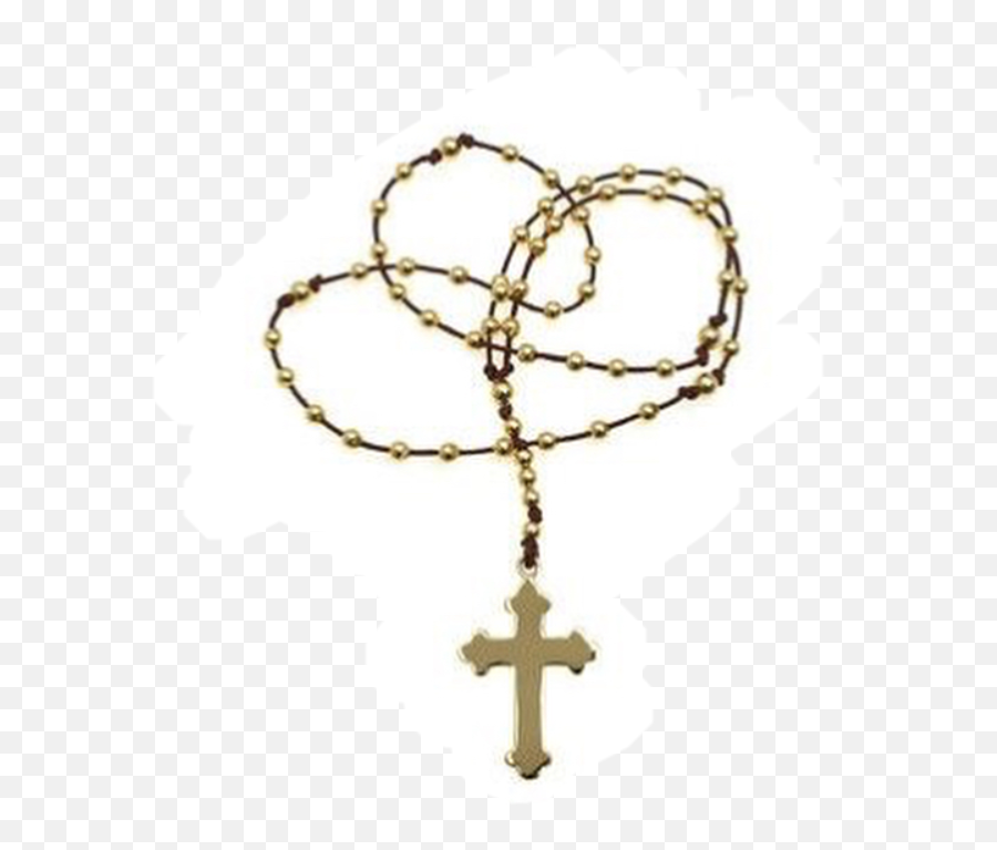 Catholic Jewlery Cross Filler Sticker - Rosary Emoji,Christian Catholic Emojis