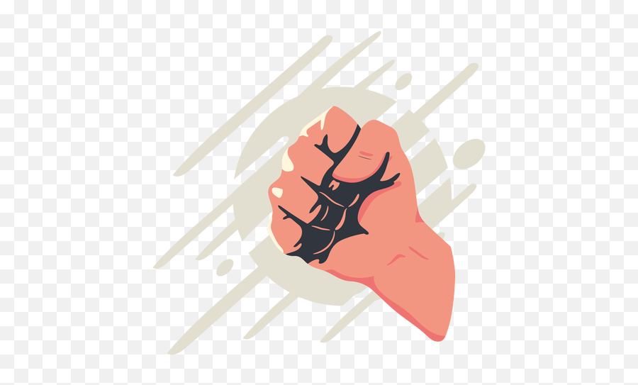 Closed Fist Illustration - Transparent Png U0026 Svg Vector File Puño Cerrado Png Emoji,Fist Side Emojis