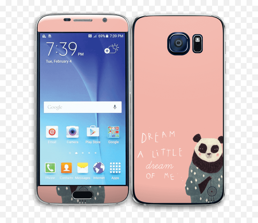 Dreamy Panda - Galaxy S6 Skin Samsung Galaxy J2 Price Emoji,Can You Get Extra Emojis For Galaxy S6