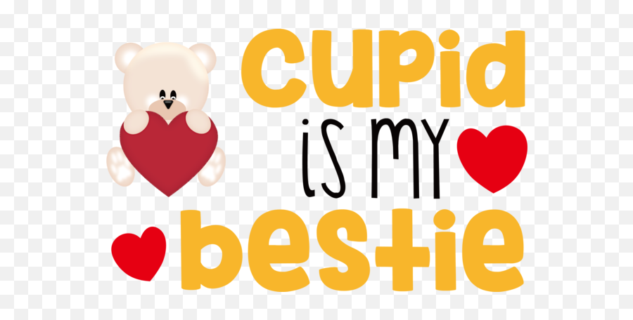 Valentineu0027s Day Logo Yellow Text For Cupid For Valentines Emoji,Santa Text Emoticon
