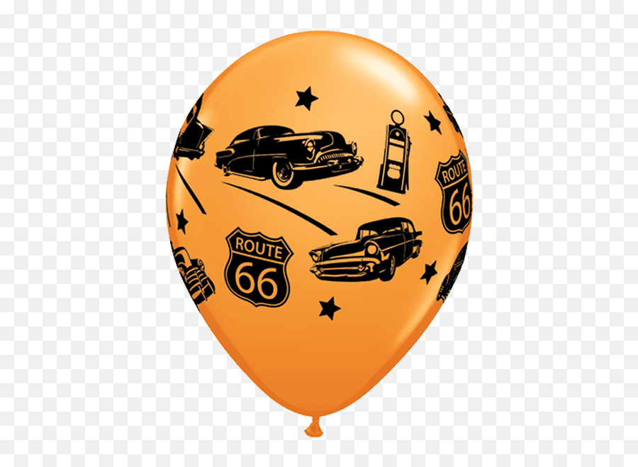 10 X 11 Qualatex Latex Balloons - Classic Cars On Route 66 Automotive Paint Emoji,Sparkle Emoji Balloons