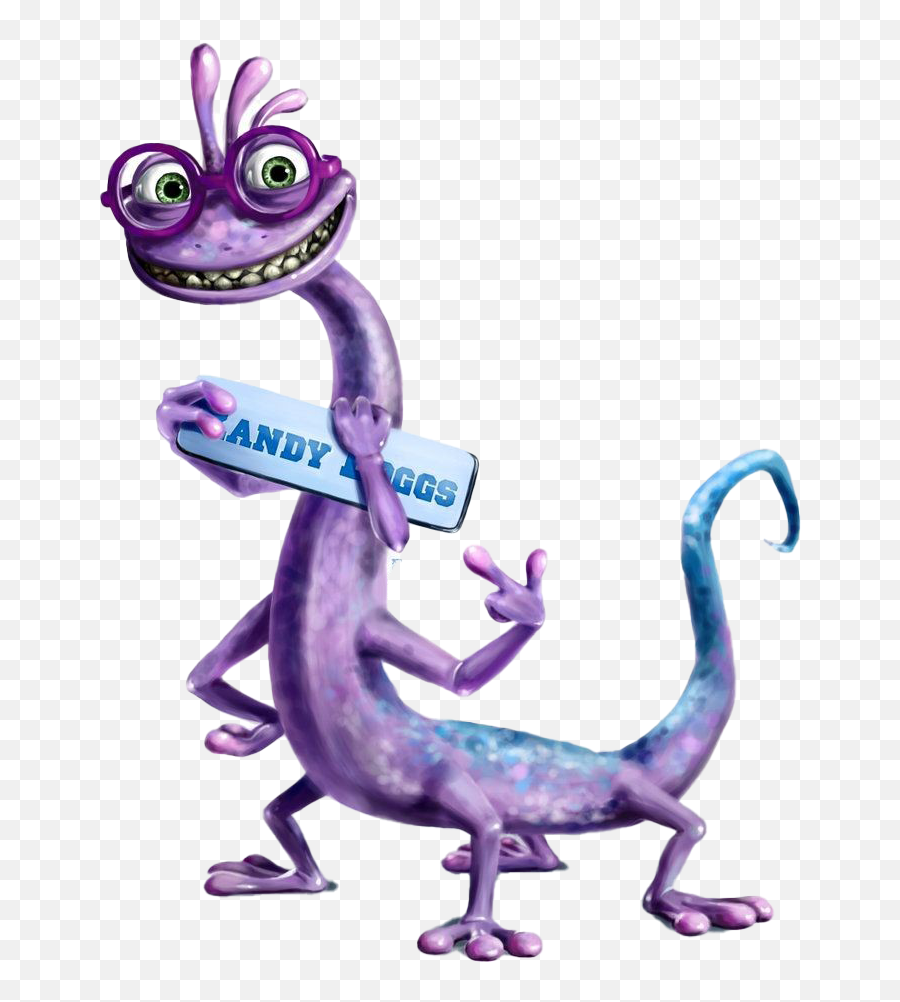 Monsters Inc Purple Lizard With Glasses - Randall With Glasses Monsters Inc Emoji,Purple Monster Emoji Transparent Background