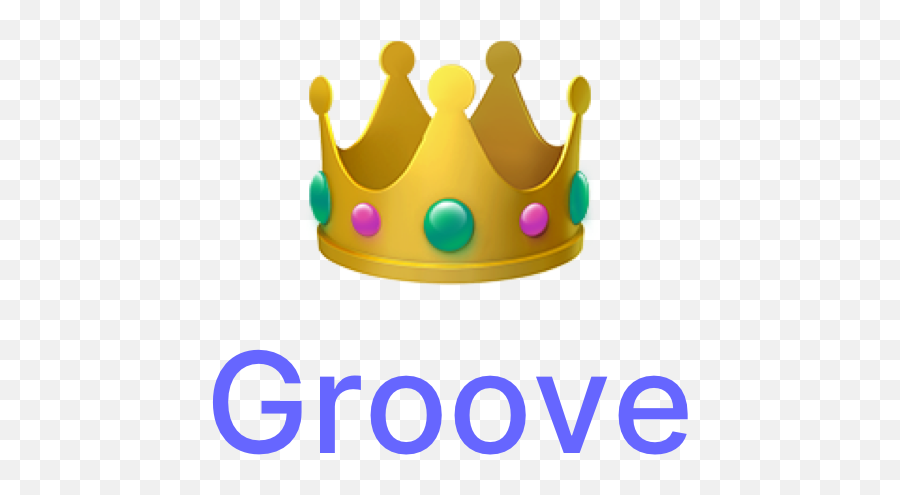 Groove - Transparent King Crown Emoji,Emojis For Whatsap