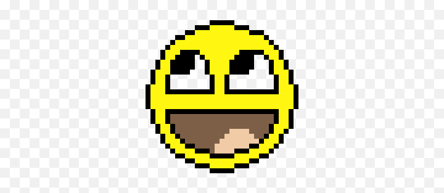 Funny Face Pixel Art Maker - Funny Pixel Art Png Emoji,That Weird Face Emoticon