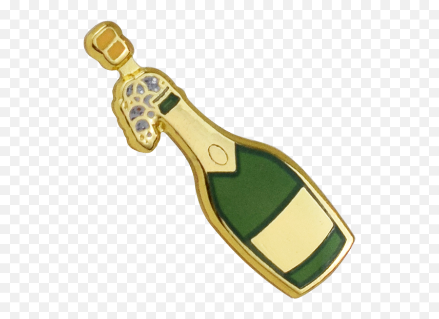 Download Champagne Emoji Pin - Emoji Png Image With No Bottle Stopper Saver,Bottle Emoji