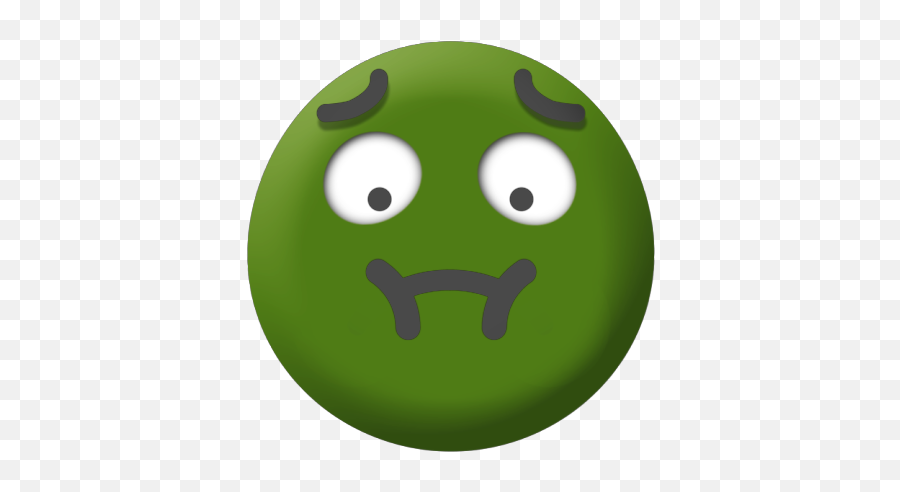 Emoji Sick - Happy,Green Emojis