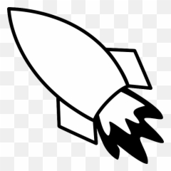 Rocket Outline Images - Clipart Best Printable Rocket Clipart Black And White Emoji,Rocket Emoticon Black