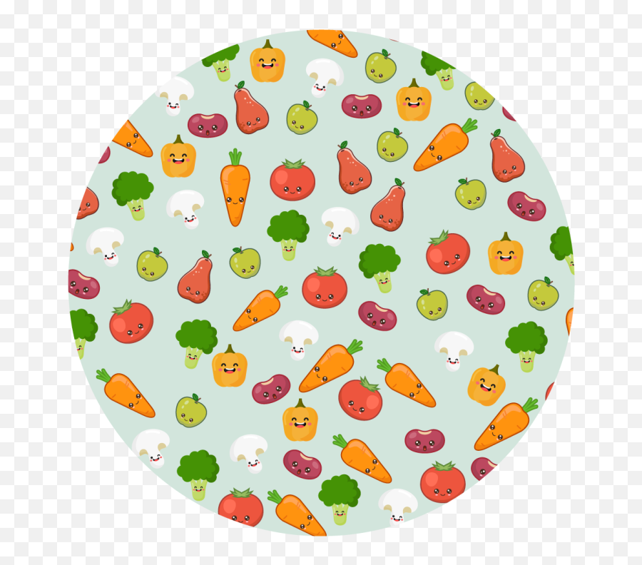 Anime Vegetables Kids Vinyl Carpet Emoji,Two Carrots Emoji