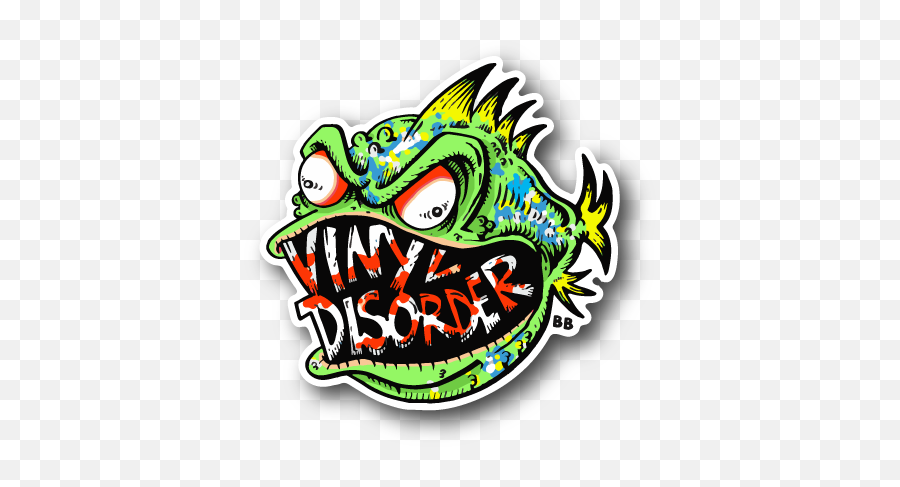 Fish Vinyl Disorder Free Sticker 08 Emoji,Frog Emoji Ornament