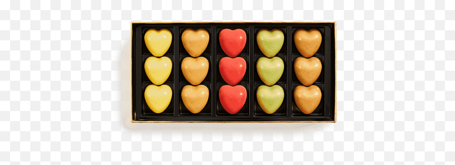 Box Of 15 Hearts - Pierre Marcolini Brussels Emoji,Gold Emotion Raspberry