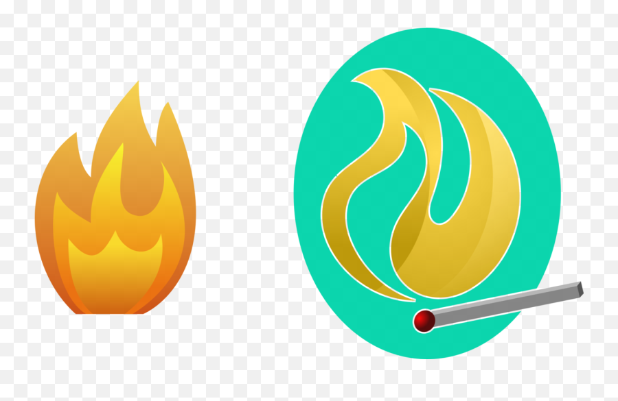 Symbol Fruit Logo Png Clipart - Light Up Fireclipart Emoji,Flame Emoticon
