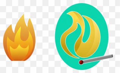 Symbol Fruit Logo Png Clipart - Light Up Fireclipart Emoji,Flame Emoticon