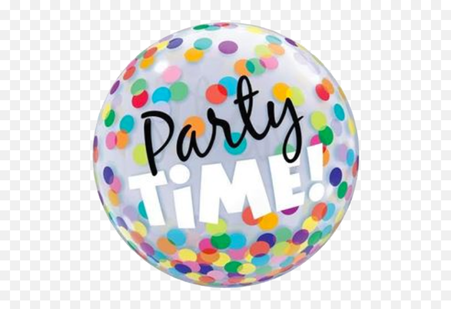 Party Time Bubble Balloon 56cm - Party Time Balloons Emoji,Emoji Party Supplies