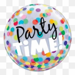 Party Time Bubble Balloon 56cm - Party Time Balloons Emoji,Emoji Party Supplies