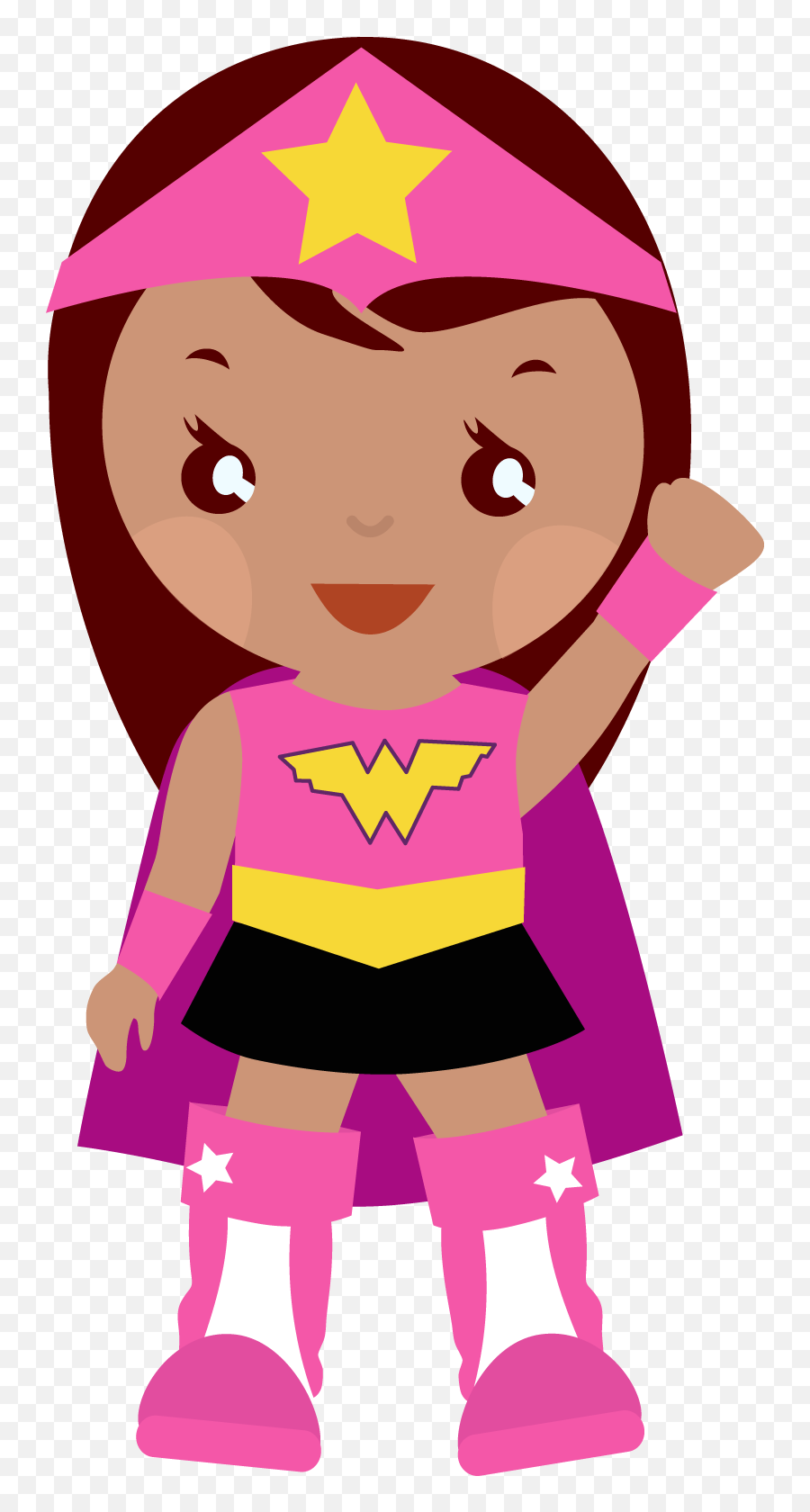 Superhero Super Hero Woman Clipart Danasokj Top - Clipartix Super Hero Clip Art Emoji,Girls Emoji Top