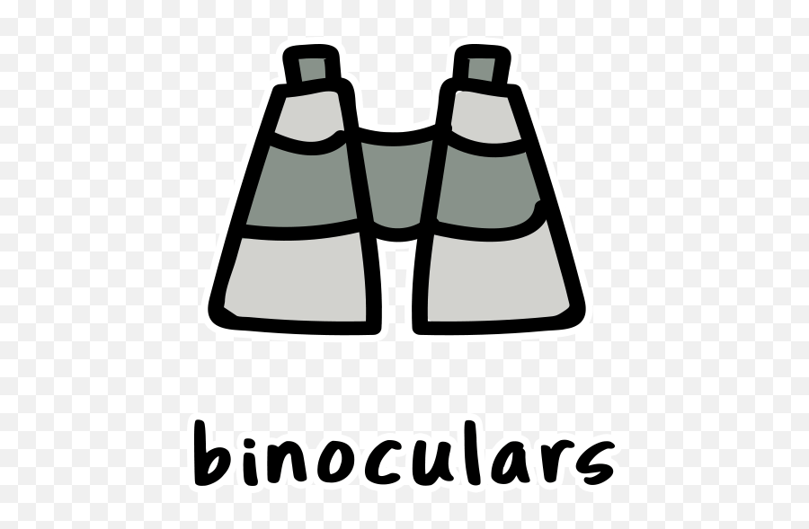 Binoculars Camping Sticker By - Language Emoji,Binoculars Emoji
