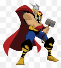 Thor Cartoon Cliparts Many Interesting - Thor Clipart Free Emoji,Mjolnir Emoji