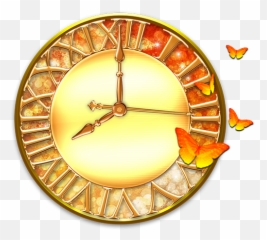 Twinkling Butterfly Clock Live - Solid Emoji,Clock Emojis