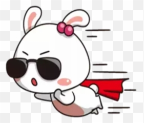 Monkey And Bunny - Stickers For Whatsapp Dot Emoji,Iphone Bunny Emoji