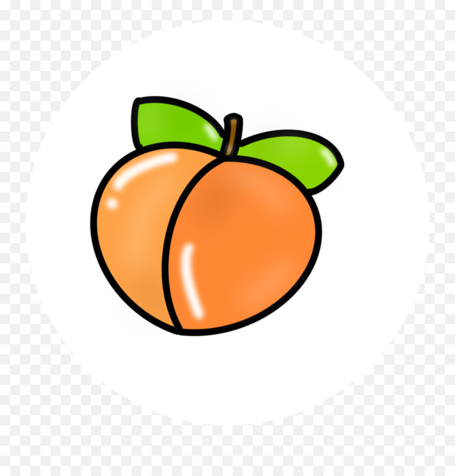Peach Fruit Sticker - Fresh Emoji,What Does A Peach Emoji Mean