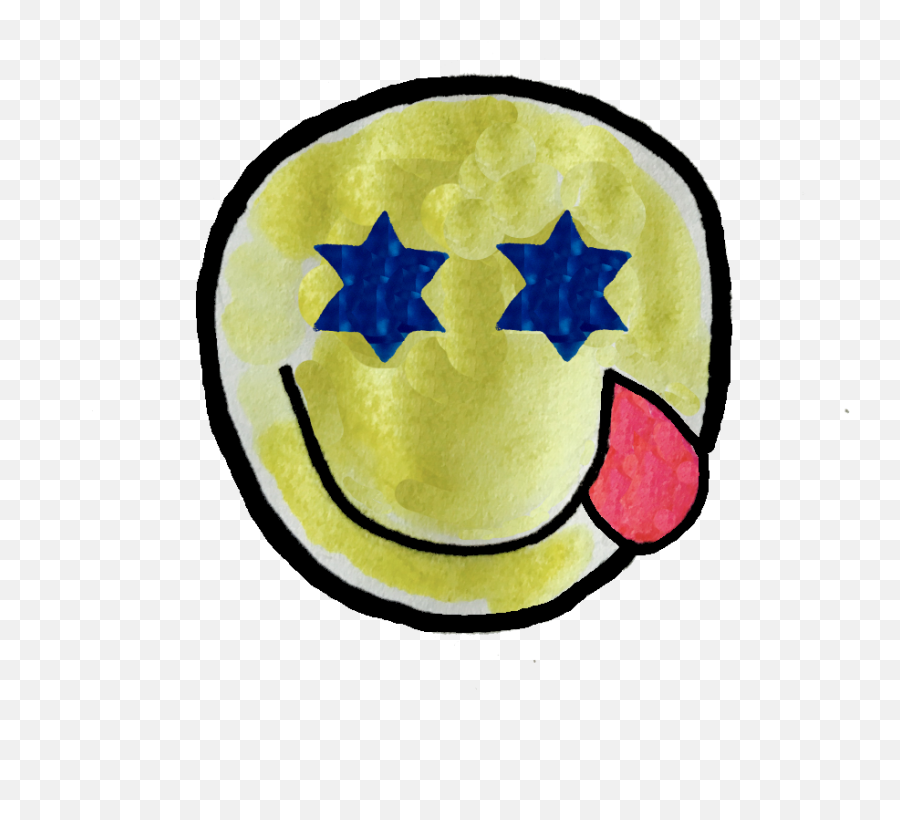 Jewish Star Emoji Eyes - Emoji Clipart Full Size Clipart Happy,Eyes Emoji