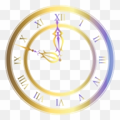 Clock Clocks Time Golden Purple Sticker - Gold Clock Transparent Background Emoji,Clock Spaceship Clock Emoji
