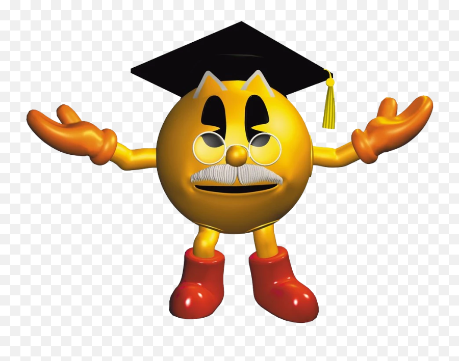 Professor Pac - Professor Pac Man Pac Man World Emoji,Emoticon Professor