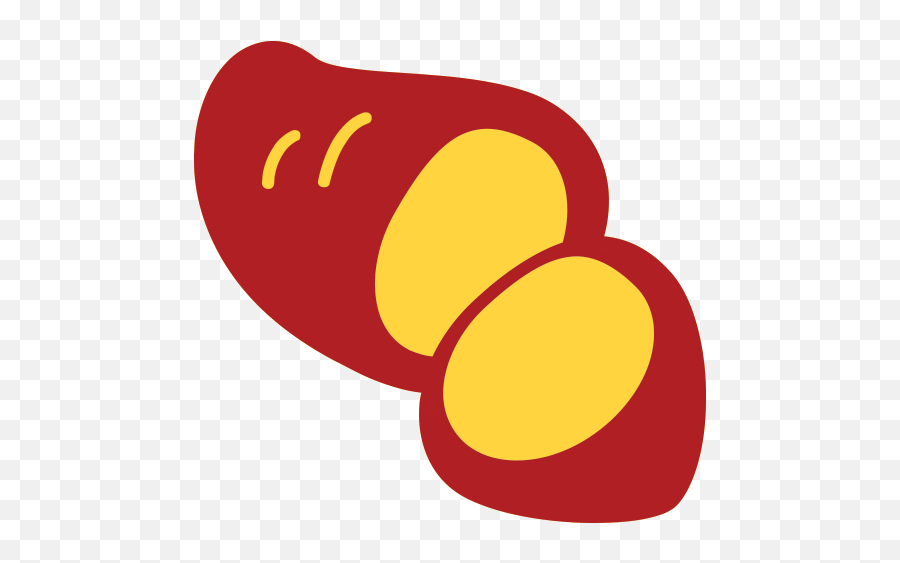 Roasted Sweet Potato - Big Emoji,Potato Emoji