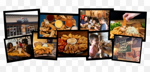 Huey Magoos Chicken Tenders - Junk Food Emoji,Shrouds Chicken Dinner Emoji]
