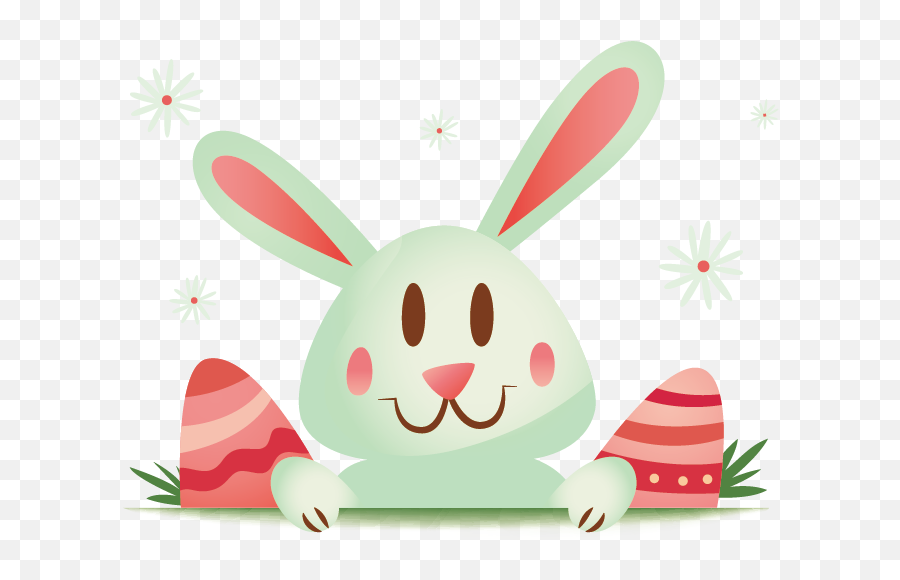 Download Pink Easter Material Cartoon Vector Rabbit Egg - Desenho Coelho Da Pascoa Png Emoji,:colbert: Emoticon