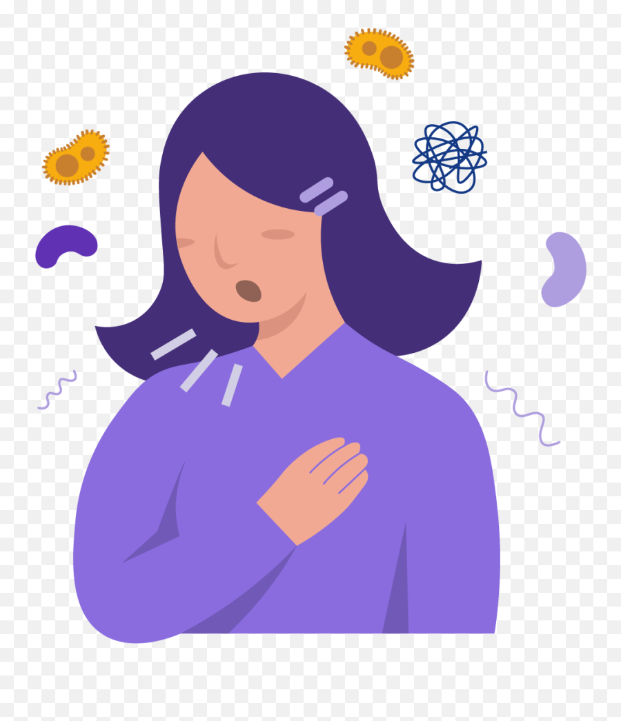 Left Sided Chest Pain Relief Options - Coughing Transparent Emoji,Body Pains Related To Emotions