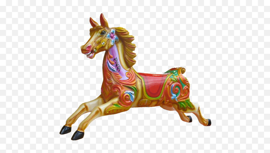 Horse Carousel Sticker - Merry Go Round Horse Png Emoji,Carousel Emoji