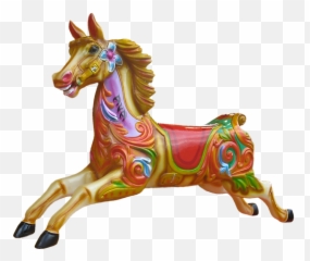 Horse Carousel Sticker - Merry Go Round Horse Png Emoji,Carousel Emoji