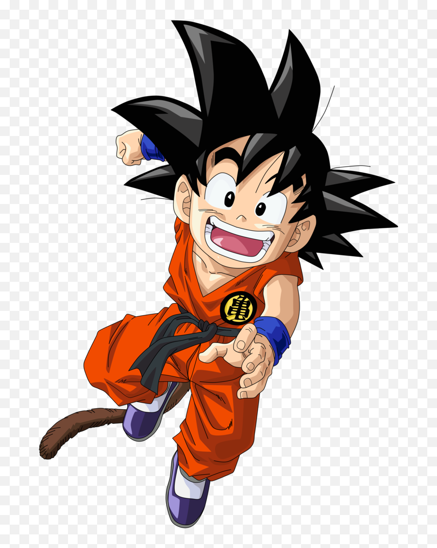 Dragon Ball Clipart Kamehameha - Dragon Ball Z Kid Goku Emoji,Goku Emoji