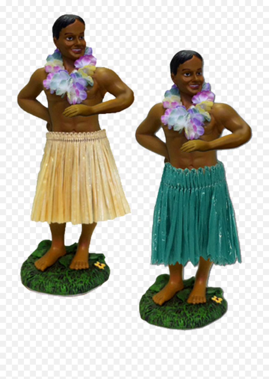 Dashboard Bobble Doll - Hawaiian Dance Hula Dolls Emoji,Emoticons With Hula Girls And Leis