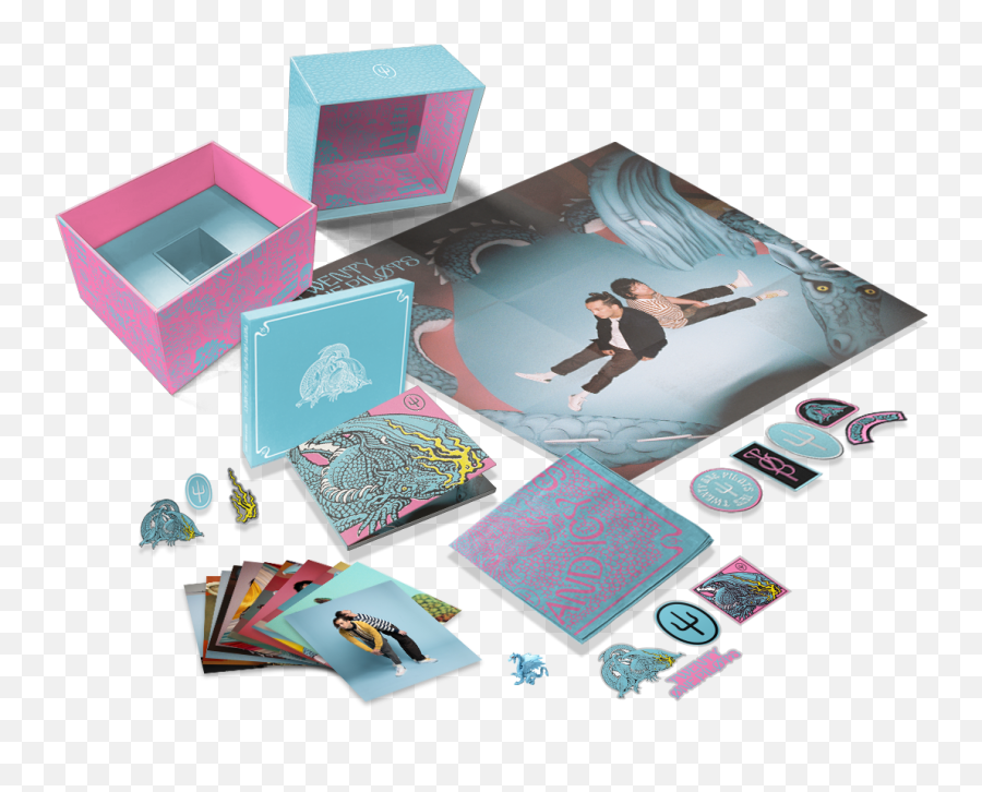 Twenty One Pilots - Scaled And Icy Limited Edition Box Set Emoji,Emotion Roadshow Setlist