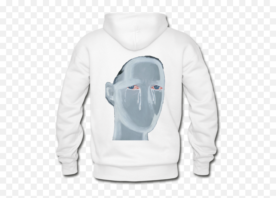 Emotional Pain U2013 Emotional Comfort Wear - White Hoodie Mens Back Emoji,Emotions Grande