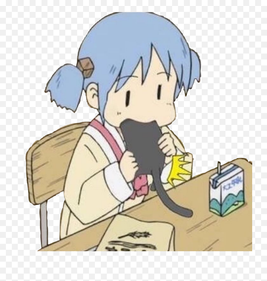 The Most Edited - Mio Eat Sakamoto Emoji,Nichijou Emojis