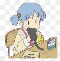 The Most Edited - Mio Eat Sakamoto Emoji,Nichijou Emojis