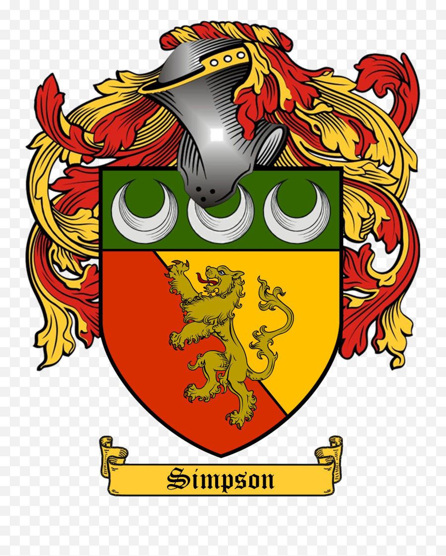 Simpson History - Botes Family Coat Of Arms Emoji,Simpsons Bottle Emotions Push Down